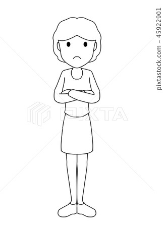 Unhappy woman 45922901