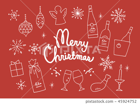Christmas party background red 45924752