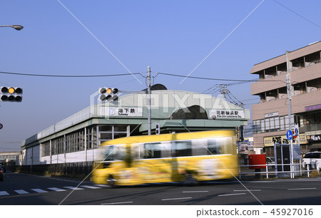 日本的橫濱都市風景看地鐵北新橫濱站 45927016