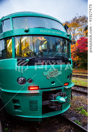 亞洲日本九州由布院之森電車Asia, Japan, Kyushu Tram 亞洲日本九州由布院之森電車Asia, Japan, Kyushu Tram 45927479