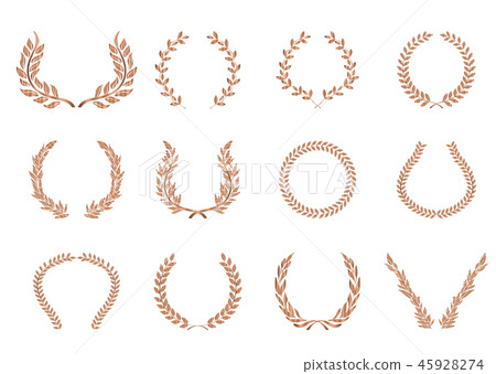 月桂飾品（青銅）月桂花環插圖集| 45928274