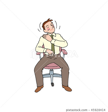 A businessman taking a rest A businessman taking a rest 45928414