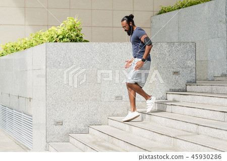 Jogging Indonesian man 45930286