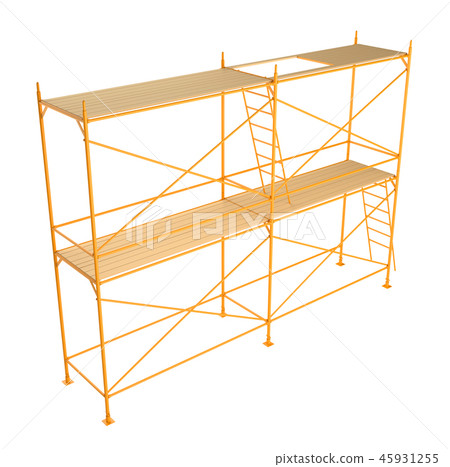 Scaffold isolated on white background 45931255