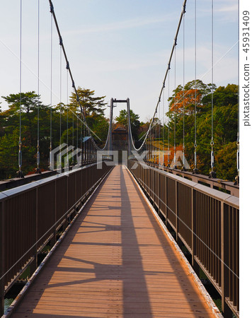 Nodake Ohashi (Nagasaki Prefecture: Nodake Lake: Autumn holiday season) Nodake Ohashi (Nagasaki Prefecture: Nodake Lake: Autumn holiday season) 45931409