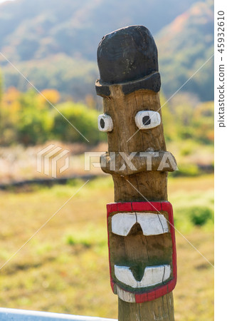 Morning landscape of serene rural Morning landscape of serene rural 45932610