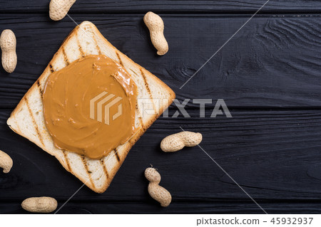 Peanut butter sandwiches 45932937