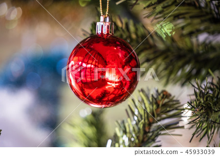 聖誕節 裝飾 裝飾品 聖誕樹 光暈背景 クリスマス 暈け christmas sparkle 45933039