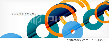 Geomtric modern backgrounds, rings abstract template Geomtric modern backgrounds, rings abstract template 45933592