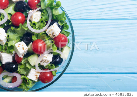 Fresh vegetables greek salad Fresh vegetables greek salad 45933823