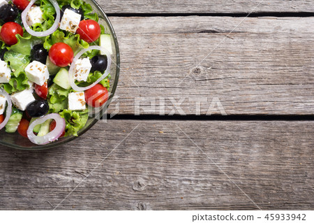 Fresh vegetables greek salad Fresh vegetables greek salad 45933942