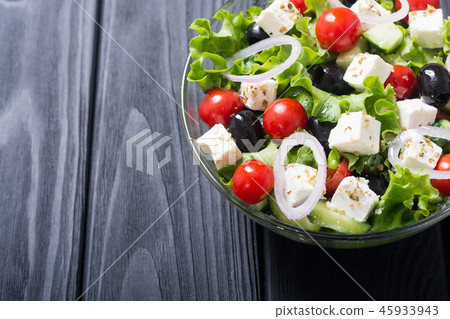 Fresh vegetables greek salad Fresh vegetables greek salad 45933943