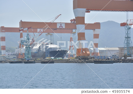 Coast of Nagasaki shipbuilding 45935574