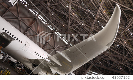 Airliner in the hangar Airliner in the hangar 45937192