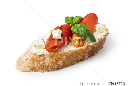 Traditional italian Bruschetta 45937710