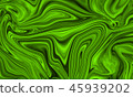 Digital ufo green abstract background with liquify flow 45939202