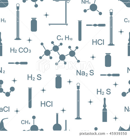 Scientific pattern Chemistry, biology, medicine. - Stock Illustration ...