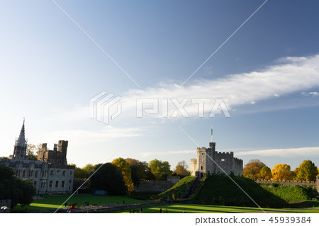 Cardiff Castle in Cardiff, Wales, England Cardiff Castle in Cardiff, Wales, England 45939384