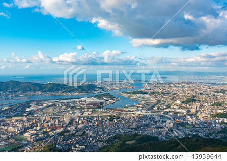 View from the Serakurayama Observatory [Fukuoka Prefecture Kitakyushu City] 45939644