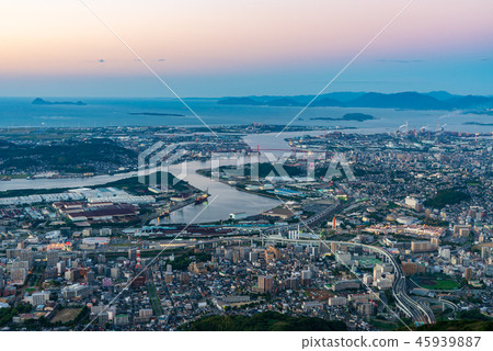 View from the Serakurayama Observatory [Fukuoka Prefecture Kitakyushu City] 45939887