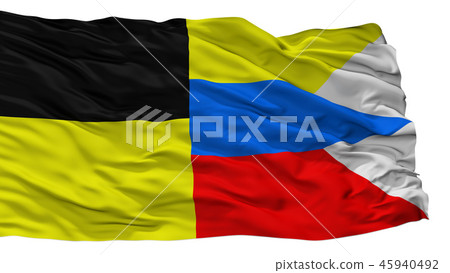 Niasvizh City Flag, Belarus, Isolated On White Niasvizh City Flag, Belarus, Isolated On White 45940492