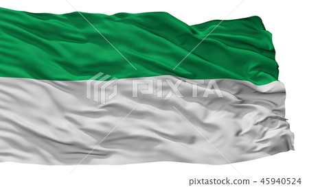 Gran Chaco City Flag, Bolivia, Isolated On White Gran Chaco City Flag, Bolivia, Isolated On White 45940524