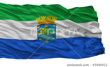Penalolen City Flag, Chile, Isolated On White Penalolen City Flag, Chile, Isolated On White 45940912
