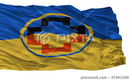 Calama City Flag, Chile, Isolated White Background Calama City Flag, Chile, Isolated White Background 45941090
