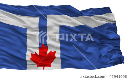 Toronto  City Flag, Canada, Isolated On White 45941098