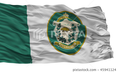 Kitchener City Flag, Canada, Ontario Province 45941124