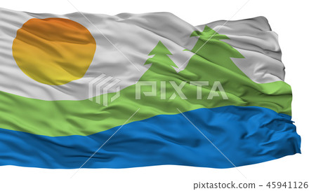 Kawartha Lakes City Flag, Canada,Isolated On White Kawartha Lakes City Flag, Canada,Isolated On White 45941126
