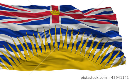 British Columbia City Flag, Canada, Isolated 45941141