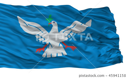 Salvador City Flag, Brasil, Isolated On White Salvador City Flag, Brasil, Isolated On White 45941158