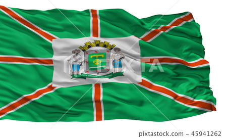 Goiania City Flag, Brasil, Isolated On White 45941262
