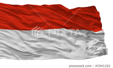 Tarija City Flag, Bolivia, Isolated On White 45941282