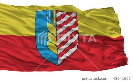 Soligorsk City Flag, Belarus, Isolated On White Soligorsk City Flag, Belarus, Isolated On White 45941665