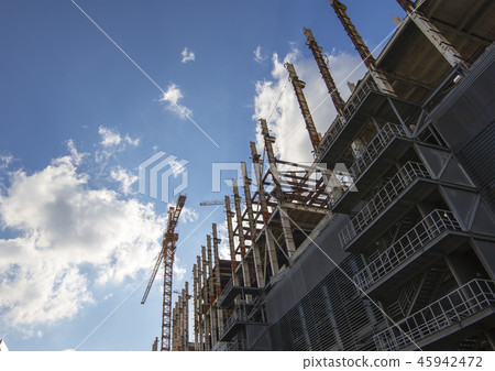 Multi-storey building under construction Multi-storey building under construction 45942472