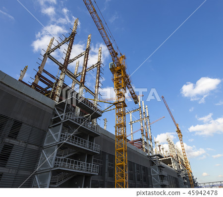 Multi-storey building under construction Multi-storey building under construction 45942478