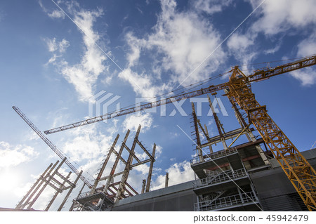 Multi-storey building under construction Multi-storey building under construction 45942479
