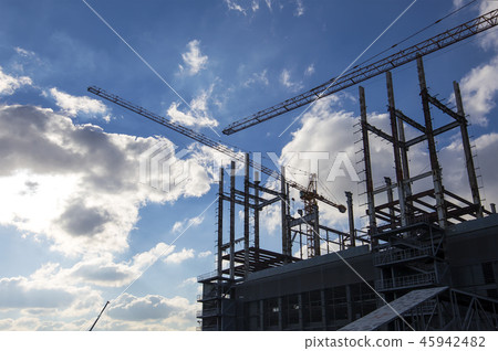Multi-storey building under construction  45942482