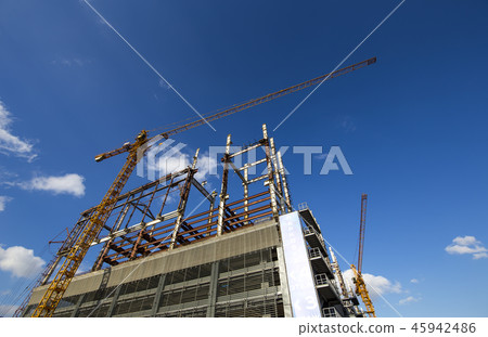 Multi-storey building under construction Multi-storey building under construction 45942486