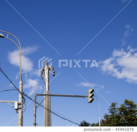 Monument to Yuri Gagarin,Moscow, Russia 45942878