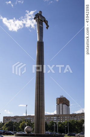 Monument to Yuri Gagarin,Moscow, Russia 45942898