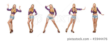 Young woman in fashion concept Young woman in fashion concept 45944476