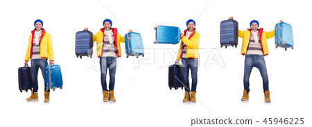 Man preparing for winter vacation 45946225