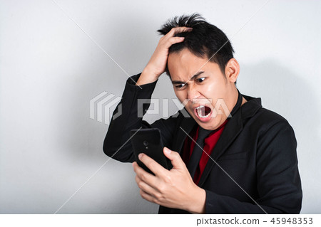 Furious businessman 45948353
