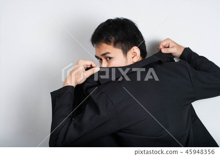 Businessman  Asia.Businessman escapes job 45948356