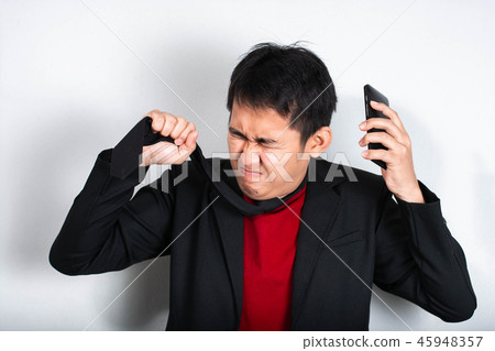 Furious businessman 45948357