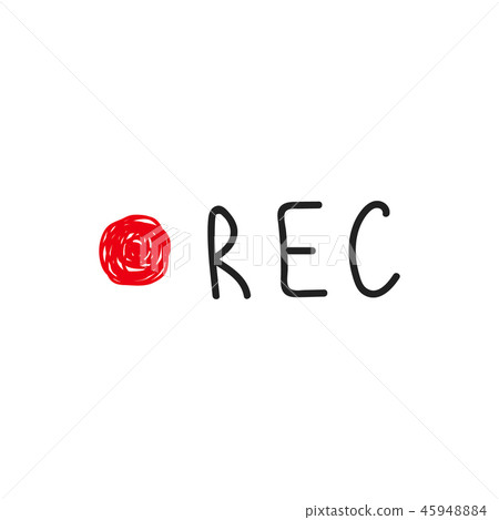 Rec Camera Circle 插圖素材 圖庫