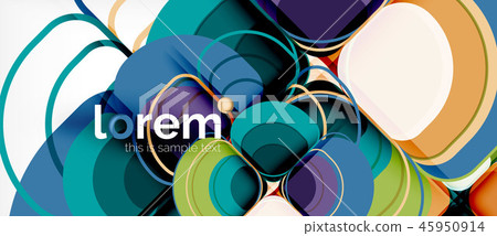 Modern geometric abstract background design Modern geometric abstract background design 45950914